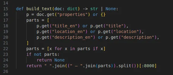 Python embedding